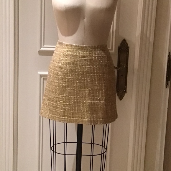 Designer Gold Skirt - Picture 1 of 2
